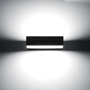 Block 16w 890lm 3000k ip65 black Vivida international Lampade da esterno